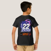 極真道場フォト 青帯 学生チーム Tシャツ (裏面フル)