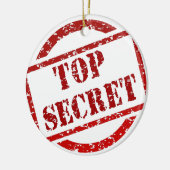 極秘の夕食のイメージ セラミックオーナメント (左)