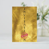 極秘招待 gentlemen ビジネス 招待状 (スタンド正面)