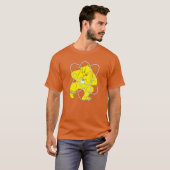 極秘都市ジェレズノゴルスクの原子熊の旗 i tシャツ (正面フル)