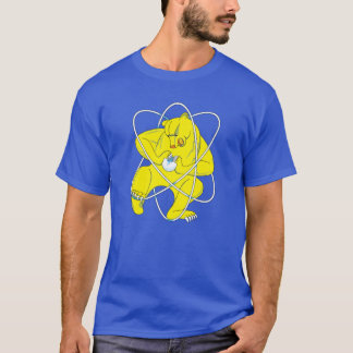極秘都市ジェレズノゴルスクの原子熊の旗 Tシャツ