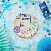 極秘-保って下さい ペーパープレート (パーティー)