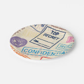 極秘-保って下さい ペーパープレート (アングル)