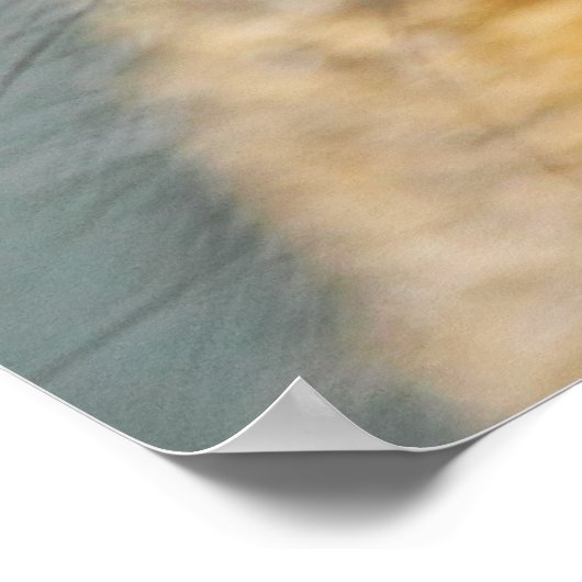 極端なクローズアップリス写真 ポスター (角)