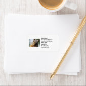 極端なクローズアップリス写真 ラベル (インサイチュ)