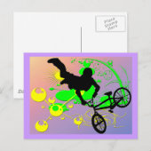 極端なサイクリング ポストカード (正面/裏面)