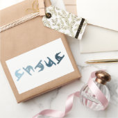 極端なスノーボード 長方形シール (ギフト)