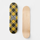 極端なタータンチェッククランMacLeod of Lewis Monogram スケートボード (正面)
