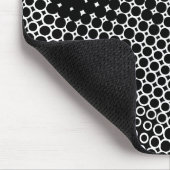 極端なハーフトーン – 白黒 マウスパッド (コーナー)