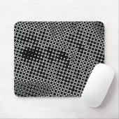 極端なハーフトーン – 白黒 マウスパッド (マウス)