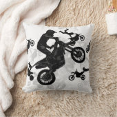 極端なモトクロススタントメン クッション (ブランケット)