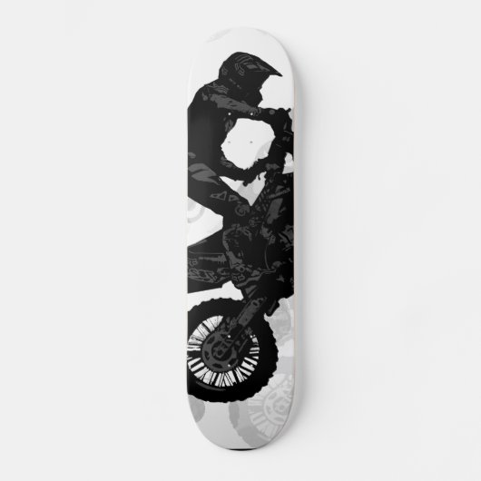 極端なモトクロススタントメン スケートボード (正面)