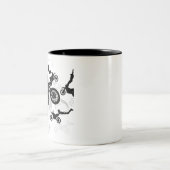 極端なモトクロススタントメン ツートーンマグカップ (中央)