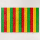 極端な懸命グリーンイエローレッドレゲエジグソープザーズ ジグソーパズル (横)