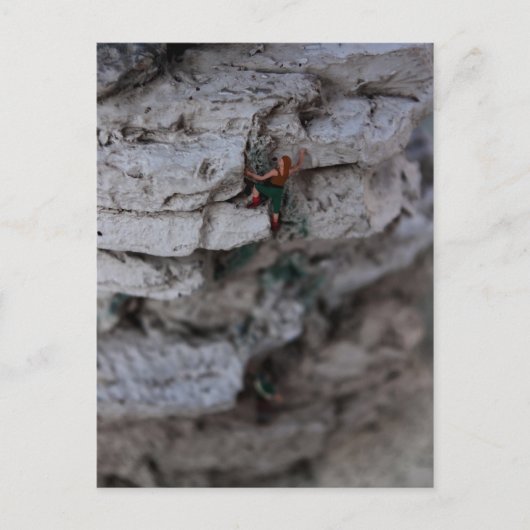 極端な登山者 ポストカード (正面)