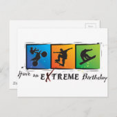 極端な誕生日 ポストカード (正面/裏面)