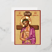 極端な謙虚さ 箔シーズンポストカード (正面/裏面)