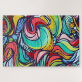 極端に渦を巻く ジグソーパズル (横)