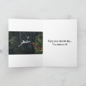 極端は誕生日の挨拶を遊ばします カード (内部)