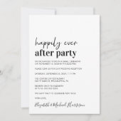 極簡モダンな結婚式の招待状 案内状 (正面)