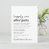 極簡モダンな結婚式の招待状 案内状 (スタンド正面)