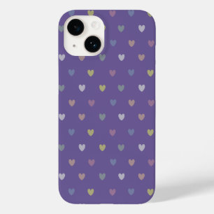極紫の極小ハート Case-Mate iPhone 14ケース