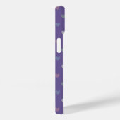 極紫の極小ハート Case-Mate iPhoneケース (裏面 / 右)
