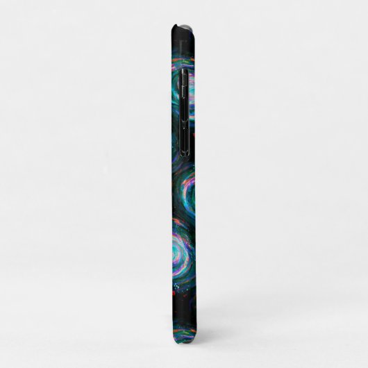 極緑遠くにスパイラル銀河系の宇宙 Case-Mate iPhoneケース (裏面/左)