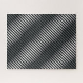 極薄の黒と白のグラデーション ジグソーパズル (横)