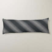 極薄の黒と白のグラデーション ボディピロー (裏面)