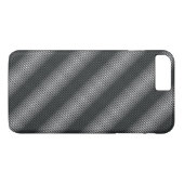 極薄の黒と白のグラデーション Case-Mate iPhoneケース (裏面(横))