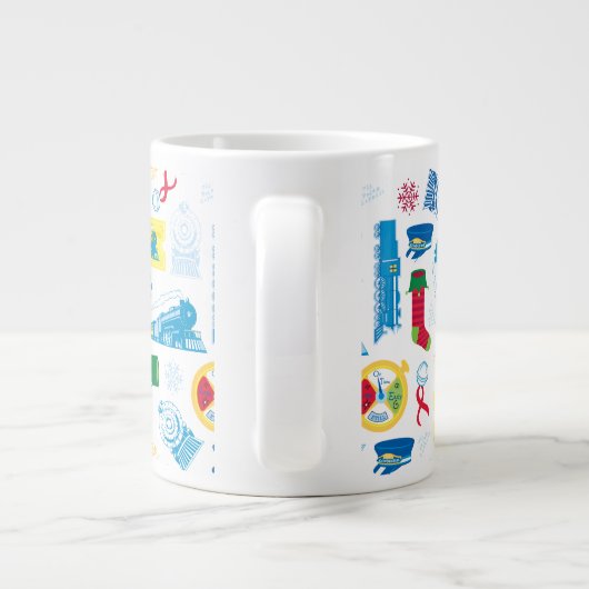 『極表現星』 |クリスマスアイコンパターン ジャンボコーヒーマグカップ (裏面)