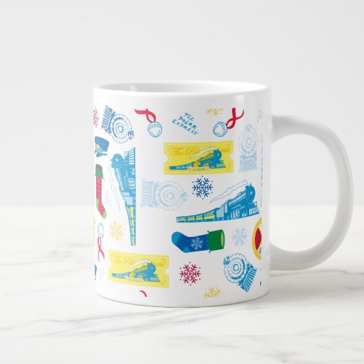 『極表現星』 |クリスマスアイコンパターン ジャンボコーヒーマグカップ (右)