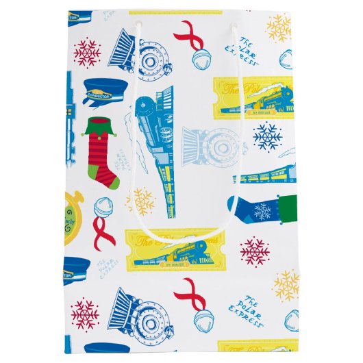 『極表現星』 |クリスマスアイコンパターン ミディアムペーパーバッグ (裏面)