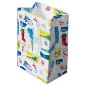 『極表現星』 |クリスマスアイコンパターン ミディアムペーパーバッグ (裏面アングル)