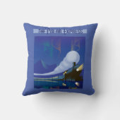 『極表現星』 |ノーザンライトのビンテージトラベル クッション (裏面)