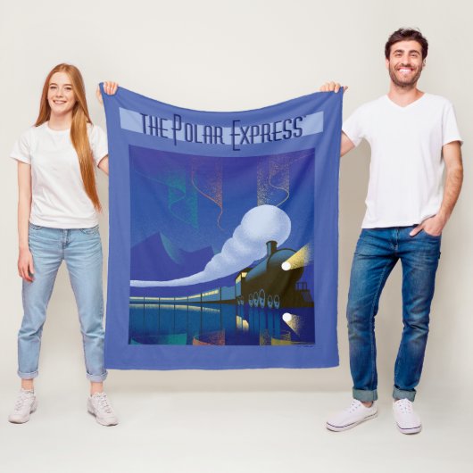 『極表現星』 |ノーザンライトのビンテージトラベル フリースブランケット (インサイチュ)