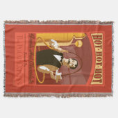 『極表現星』 |ホットチョコレートヴィンテージアート スローブランケット (正面)