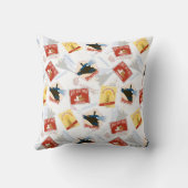 『極表現星』 |レトロステッカーのパターン クッション (裏面)