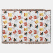 『極表現星』 |レトロステッカーのパターン スローブランケット (正面)