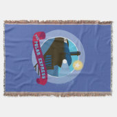 『極表現星』 |ヴィンテージ列車バッジ スローブランケット (正面)