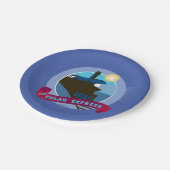 『極表現星』 |ヴィンテージ列車バッジ ペーパープレート (アングル)