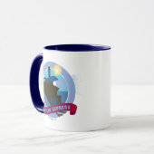 『極表現星』 |ヴィンテージ列車バッジ マグカップ (正面左)