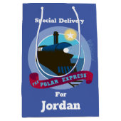 『極表現星』 |ヴィンテージ列車バッジ ミディアムペーパーバッグ (正面)