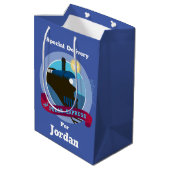 『極表現星』 |ヴィンテージ列車バッジ ミディアムペーパーバッグ (裏面アングル)