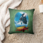 『極表現星』 |休日フレーム列車到着 クッション (ブランケット)