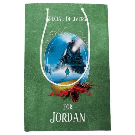 『極表現星』 |休日フレーム列車到着 ミディアムペーパーバッグ (正面)