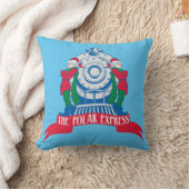 『極表現星』 |小人が電車で待機 クッション (ブランケット)