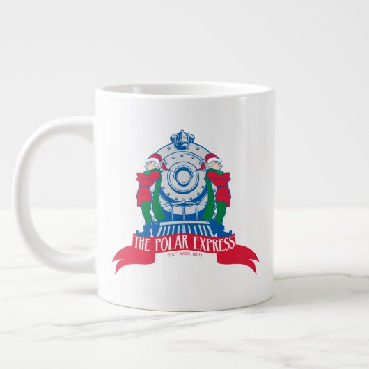 『極表現星』 |小人が電車で待機 ジャンボコーヒーマグカップ (左)