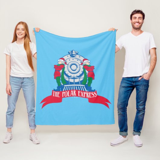 『極表現星』 |小人が電車で待機 フリースブランケット (インサイチュ)